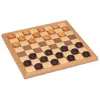 Intex Entertainment Wooden Checkers Board Games