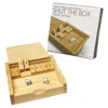 Intex Entertainment Wooden Shut The Box Traditional Board Game