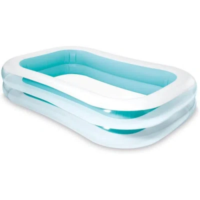 Intex Inflatable 8.5' X 5.75' Swim Center Family Pool For 2-3 Kids, Ages 6+ In Multi