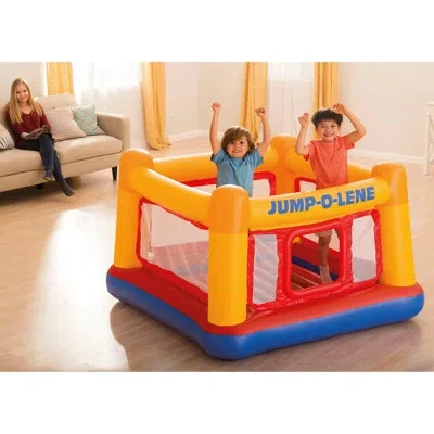 Intex Inflatable Jump O Lene Bounce House & Colorful Jump O Lene Castle Bounce In Multicolor