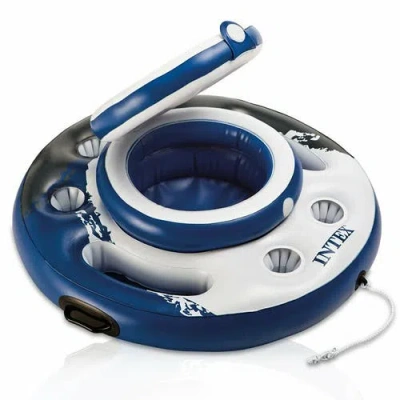 Intex Mega Chill Inflatable Float For Water Use In Blue