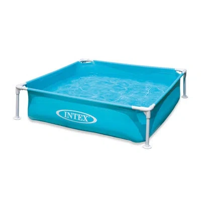 Intex Mini Frame Kiddie Beginner Swimming Pool In Blue
