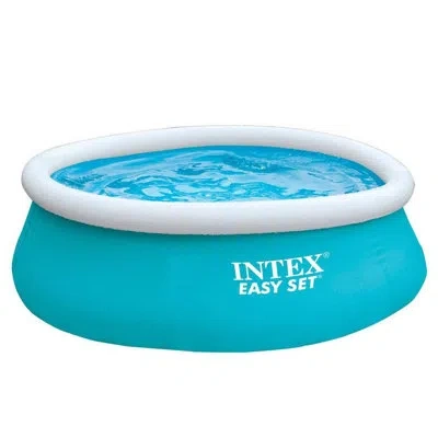 Intex Plastic Inflatable Pool In Blue,white