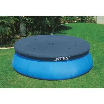 Intex Plastic Round Inflatable Pool 30'' H X 120'' W X 120'' L In Blue