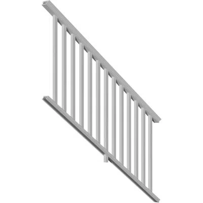 Intex Providence Stair Rail Kit Pvc Porch And Stair Railings In White