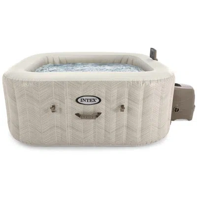 Intex Purespa: Chevron Deluxe Hot Tub - 6 Person In Neutral