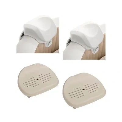 Intex Purespa Headrest & Hot Tub Seat In Beige
