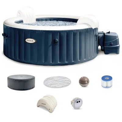 Intex Purespa Inflatable Spa In Cobalt