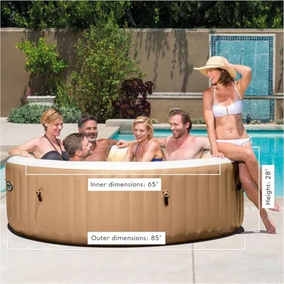 Intex Purespa: Sahara Tan Inflatable Hot Tub Set -
