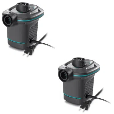 Intex Quick Fill Ac External Electric Air Pump In Black