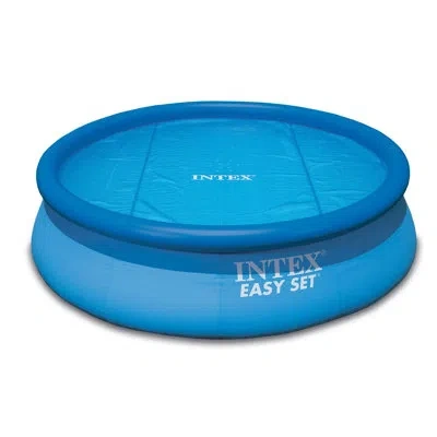 Intex Round Above Ground Swimming Pool In Blue