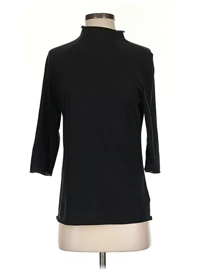 Pre-owned Intimately By Free People 3/4 Sleeve T-shirt In Black