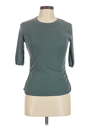 Pre-owned Intimately By Free People 3/4 Sleeve T-shirt In Blue