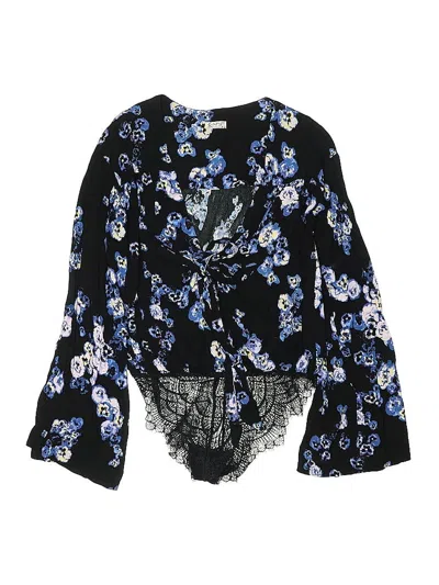 Pre-owned Intimately By Free People Bodysuit In Black