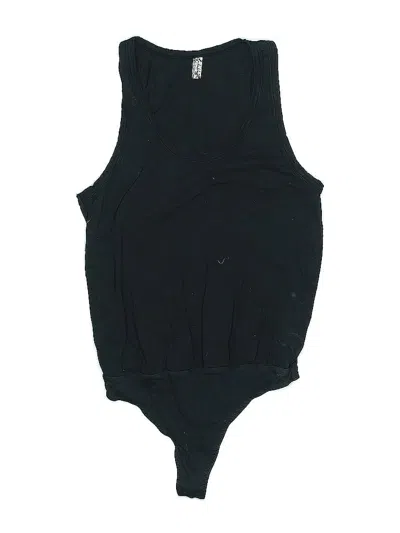 Pre-owned Intimately By Free People Bodysuit In Black