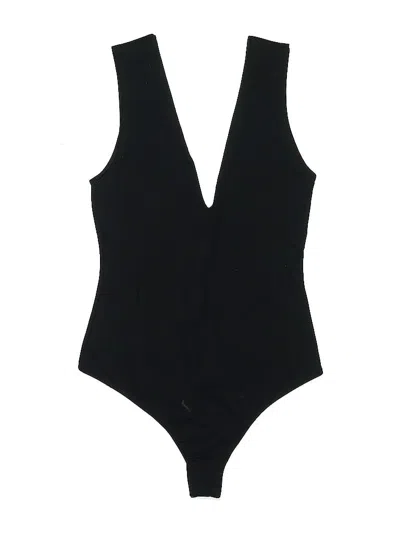 Pre-owned Intimately By Free People Bodysuit In Black