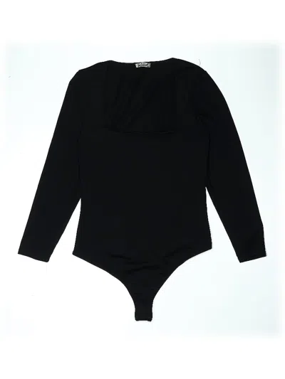 Pre-owned Intimately By Free People Bodysuit In Black