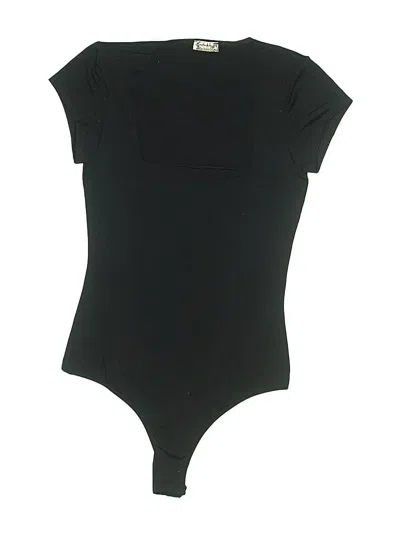 Pre-owned Intimately By Free People Bodysuit In Black