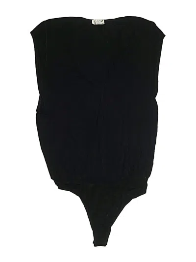 Pre-owned Intimately By Free People Bodysuit In Black