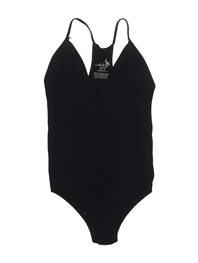 Pre-owned Intimately By Free People Bodysuit In Black