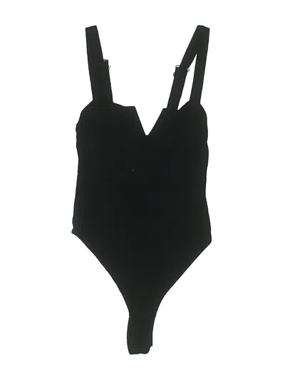 Pre-owned Intimately By Free People Bodysuit In Black