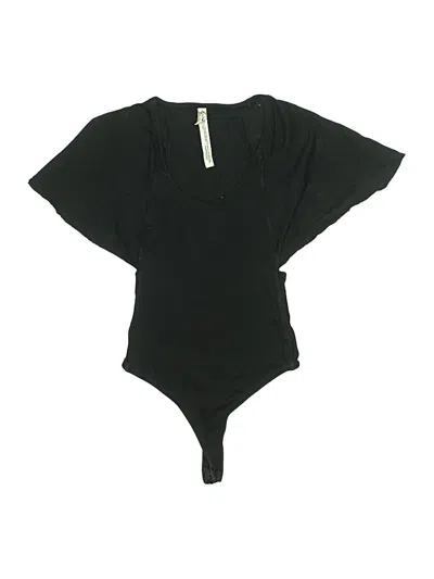 Pre-owned Intimately By Free People Bodysuit In Black
