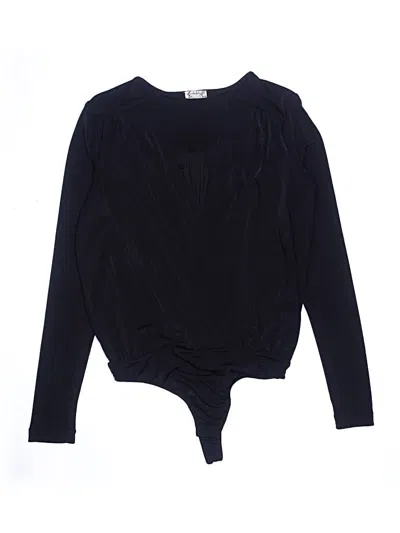 Pre-owned Intimately By Free People Bodysuit In Black