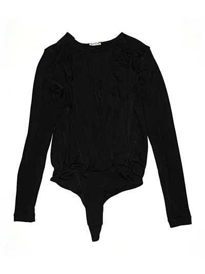 Pre-owned Intimately By Free People Bodysuit In Black