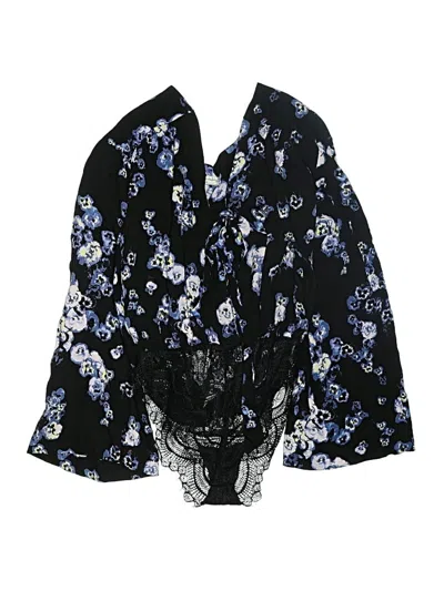 Pre-owned Intimately By Free People Bodysuit In Black