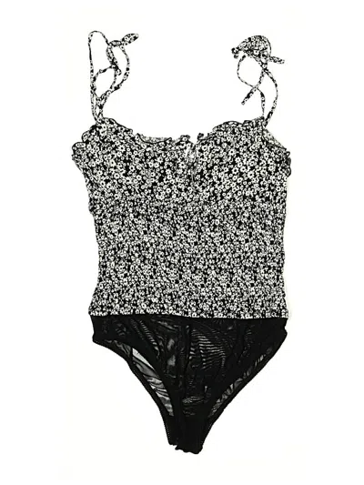 Pre-owned Intimately By Free People Bodysuit In Black