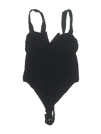 Pre-owned Intimately By Free People Bodysuit In Black