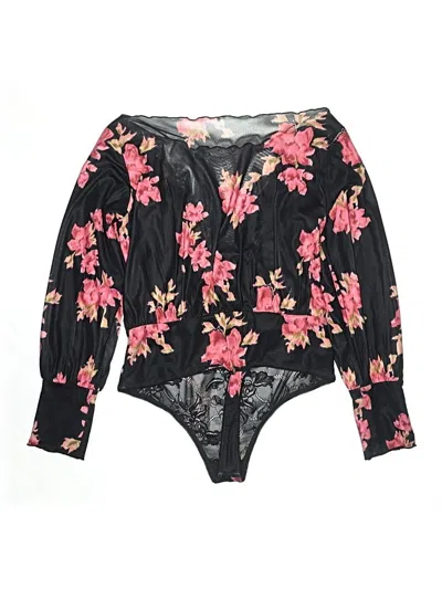 Pre-owned Intimately By Free People Bodysuit In Black