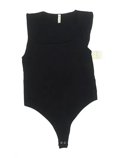 Pre-owned Intimately By Free People Bodysuit In Black