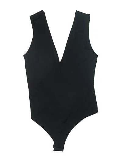 Pre-owned Intimately By Free People Bodysuit In Black