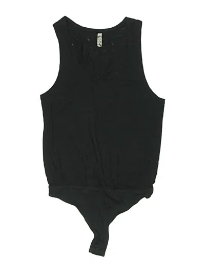 Pre-owned Intimately By Free People Bodysuit In Black