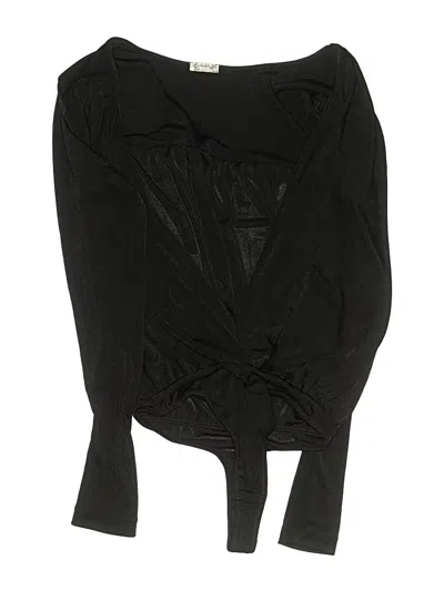 Pre-owned Intimately By Free People Bodysuit In Black
