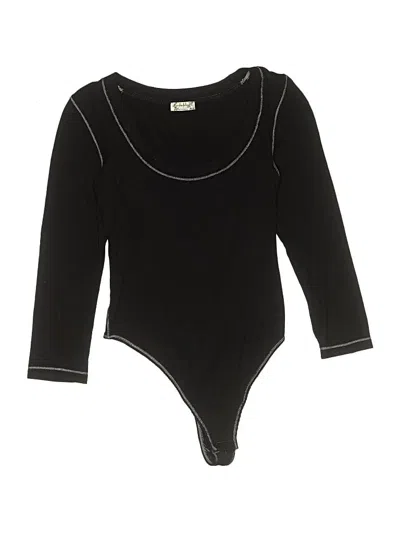 Pre-owned Intimately By Free People Bodysuit In Black