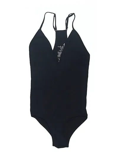 Pre-owned Intimately By Free People Bodysuit In Black