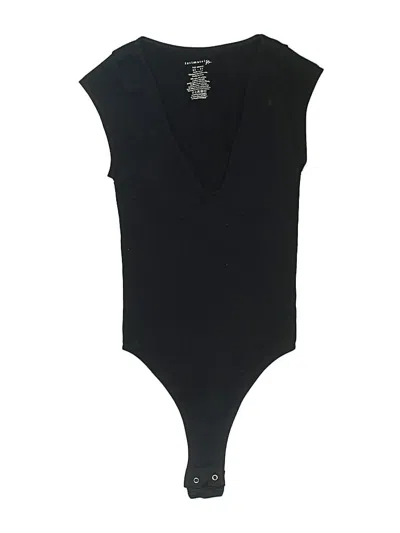 Pre-owned Intimately By Free People Bodysuit In Black