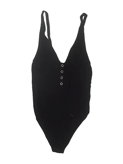 Pre-owned Intimately By Free People Bodysuit In Black