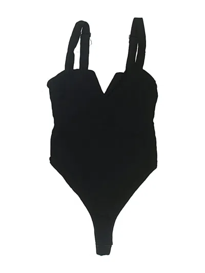 Pre-owned Intimately By Free People Bodysuit In Black