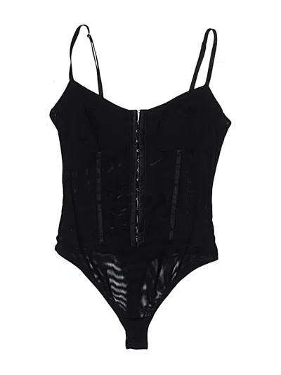 Pre-owned Intimately By Free People Bodysuit In Black