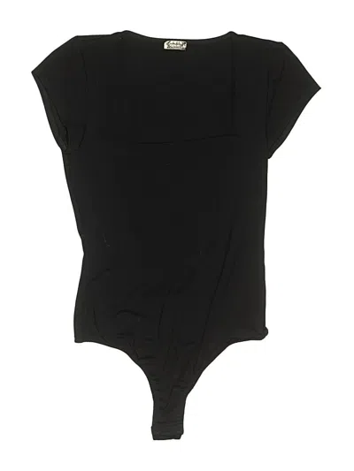 Pre-owned Intimately By Free People Bodysuit In Black