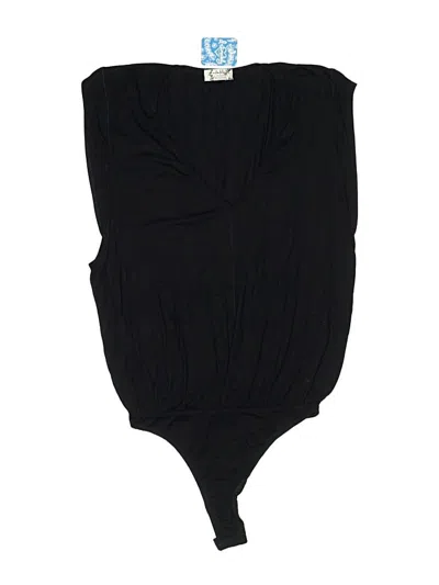 Pre-owned Intimately By Free People Bodysuit In Black
