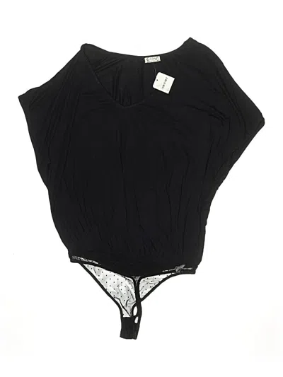 Pre-owned Intimately By Free People Bodysuit In Black