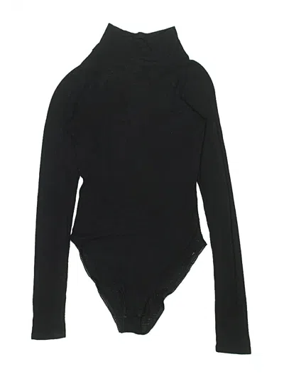 Pre-owned Intimately By Free People Bodysuit In Black