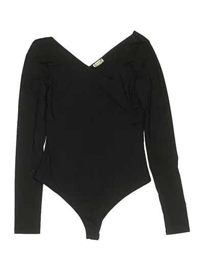 Pre-owned Intimately By Free People Bodysuit In Black