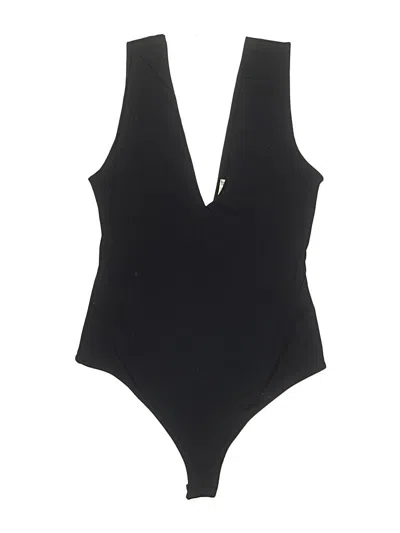 Pre-owned Intimately By Free People Bodysuit In Black