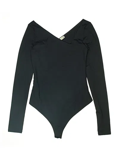 Pre-owned Intimately By Free People Bodysuit In Black