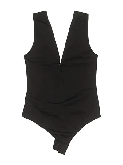 Pre-owned Intimately By Free People Bodysuit In Black